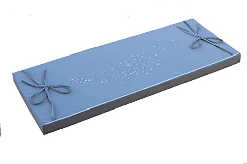 Outdoor Wasserdichte Bankauflage für Terrassenmöbel Schaukelkissen Hellgrau 122 x 46 x 5 cm Indoor / Outdoor
