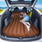 AGEMANY Auto Luftmatratze, Aufblasbare Matratze für Model Y SUV RV Minivan Kofferraum Rückbank Camping Matratze, Auto Matratze 195x130 Faltbares Luftbett Autobett für Reise nach (Braun)