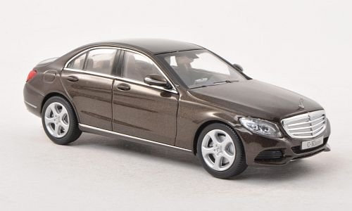 Mercedes C-Klasse (W205), met.-braun, 2014, Modellauto, Fertigmodell, Norev 1:43