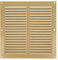 Amig - Rejilla Cuadrada de Aluminio - Rejillas de Ventilación para Salida de Aire - Ideal para Techo de Cocina y Baño - Medidas 200 X 200 MM - Color Dorado