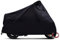 ANFTOP Motocicleta Funda para Moto Negro Color Agujeros de la Cerradura Cubierta UV Polvo Protectora Impermeable de Cubierta - XL