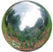 HomDSim 25 cm/10 inch Diameter Gazing Globe Mirror Ball,Silver Stainless Steel Polished Reflective Smooth Garden Sphere,Colorful and Shiny Addition to Any Garden or Home