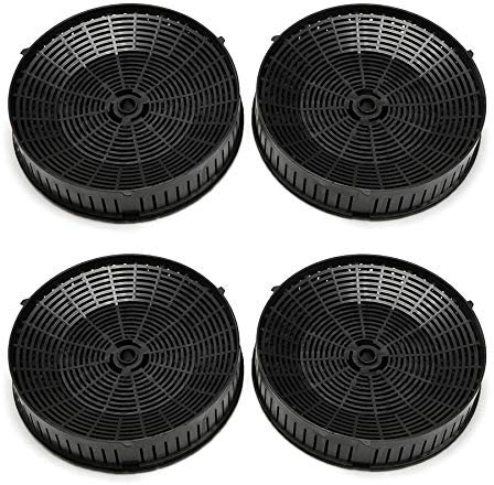 Elica CFC0038668 - Filtro ai carboni attivi per cappa aspirante, 2 paia, colore: Nero