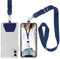 takyu Mobile Phone Lanyard Strap with 2 Patch, Phone Neck Strap Compatible with iPhone Samsung Galaxy Huawei Google HTC and Smartphone (Blue)