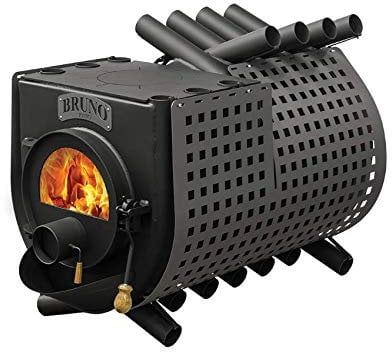 Werkstattofen BRUNO® Pyro V mit Herdplatte und Seitenblech | 25 kW