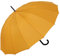 iX-brella Long – Parapluie de qualité supérieure en 16 pièces avec mécanisme automatique résistant aux tempêtes, Orange, 100 cm, Parapluie automatique