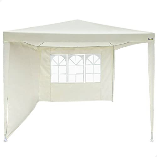 Aktive 61049 - Cenador para jardín, Toldo, carpa, carpa para exteriores, Medidas 270x270x255cm, Fácil montaje, Cenadores para jardín