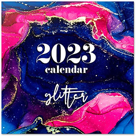 Grupo Erik Wandkalender 2023, Glitter Wandkalender, Kalender zum Aufhängen, Kalender 2023 Wandkalender, Familienkalender 2023, offizielle Lizenz, FSC zertifiziert
