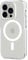 tech21 Evo Crystal Case for iPhone 14 Pro, Compatible with MagSafe, Simple Phone Case, TPU and Antimicrobial, Transparent/White, Drop Protection: 4.9 m