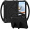 Tablet Case For Samsung Galaxy Tab S7+/S7 Plus/S7 FE SM-T970/T975/T976/T978/T730/T733/T735/T736/T738 Kids Friendly Lightweight Shockproof Cover with Handle Stand Tablet Black