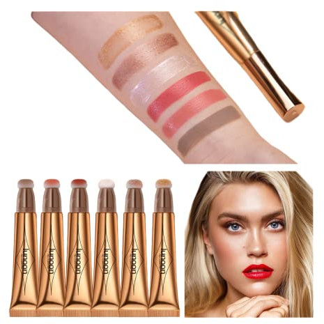 FlüSsiger Konturenstift Beauty Wand Abdeckstift Skin Perfecter Concealer Mit Kissenapplikator Aufheller Abdeckmittel FlüSsiger Stab Stick Blush Highlighter Abdeckcreme Mattem Finish 1 PC (C-3)