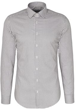 Seidensticker Herren Performance-Hemd Slim Langarm Kentkragen 67% Baumwolle 29% Polyester 4% Elastan