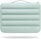 DOMISO Funda para portátil de 14 Pulgadas,Impermeable Bolsa de Transporte para Ordenador Rayas transversales para 14 Thinkpad Ideapad HP DELL Chromebook Surface Laptop,Verde menta