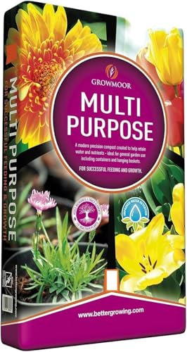 60L Multi Purpose Compost, Multi-Purpose Fertilisers, Gardening Soils for Outdoor and Indoor Planting, Small to Large Plants