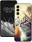 SEHEYA kompatible mit Samsung Galaxy A56 5G Hülle Matte Schwarz TPU Silikon Handyhülle Schön Muster Motiv Case Flache Kante Ultra Dünne Weiche Schutzhülle, Schmetterling Katze