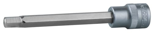 KS Tools 911.1563-E Douille tournevis longue 6 pans, L.110 mm, 6 mm, sur support