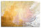 Paul Sinus Art 120x80cm Leinwandbild Leinwanddruck Kunstdruck Wandbild gelb beige grau weiß gemalt