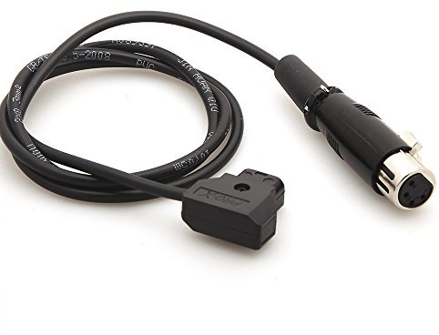 d-robinet macho/hembra XLR de 4 pines cable para adaptador de alimentación Batería 1 m