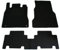 AD Tuning HG2721 Velours Fußmatten Set (3-teilig) Schwarz Passform Autoteppiche