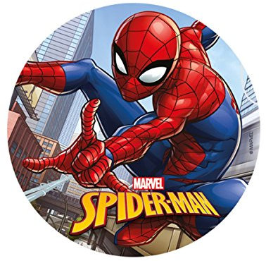 Dekora - 114367 Spiderman Tortenaufleger aus Esspapier |aus Reispapier| - 20cm