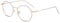 Firmoo Blue Light Blocking Glasses Women Computer Gaming Glasses for Men Relief Headache Eyestrain/Cut UV400 Glare, Vintage Lightweight Irregular Eyewear Non Prescription Glasses