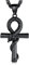 FaithHeart schwarz Ankh Kreuz Anhänger für herren Jungen Vintag ägyptische Amulett mit Geschenkebox für Herren ;Männer