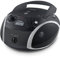 Grundig GPR1090 GRB 3000 BT Tragbare Radio Boombox mit Bluetooth Schwarz/Silber