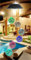 Ulalaza Solar Windspiel Outdoor LED Farbwechsel Solarleuchten Romantisches Dekor für Patio Garden Yard Home (Mosaic Ball)