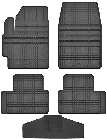 Fußmatte Fahrerseite für Mitsubishi Colt 7 2004-2012 CZC CZT Plus Gummi Gumimatten