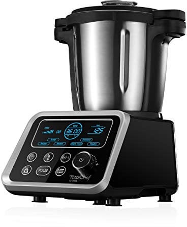 Ufesa Totalchef RK5 Küchenmaschine mit Kochen, verschiedene Programme zum Kochen, 1700 W Leistung, LCD-Display, Karaffe mit 3,5 l Fassungsvermögen, Inklusive Rezeptbuch PDF, BPA-frei