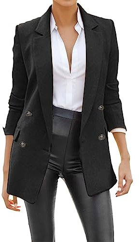 LAOSU Tailleurs Femme Chic Et Elegant Blazer,Blazer Court Bleu Marine Femme,Blazer Blanc Cintré Femme,Blazer A Carreau,Blazer Femme Rose Poudré,Blazer A Paillettes,Blazer Noir Cintré Femme