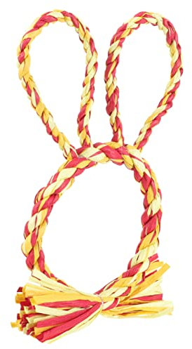 ABOOFAN Kaninchen-girlanden-Dekoration Hasenkranz Tür Blumenhasenkranz Osterkranz Papier Vintage Hasenkranz Osterkranz Selber Machen Anhänger Substrat Bastelpapier Neugeboren Selbstgemacht