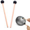 Baguettes de Percussionen Caoutchouc,Caoutchouc Xylophone Maillet Percussion,Maillets Xylophone,Langue Tambour Maillets Caoutchouc,Maillet de Tambour de Langue,pour Enfants Adultes Jouant,1 Paire