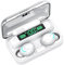Cuffie Bluetooth,Auricolari Bluetooth 5.0,in Ear Cuffiette Bluetooth Cancellazione Rumore,IPX7 Impermeabili,Audio Binaurale,Comandi Touch,Suono Nitido,Cuffie Senza Fil per Android/iOS (BIANCO)
