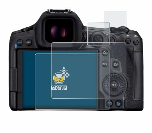 BROTECT Schutzfolie für Canon EOS R5 Mark II | 2 Stück Entspiegelnder Displayschutz Made in Germany Matte Displayschutz-Folie Anti-Reflex Anti-Fingerprint Einfache Montage