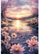 AIRDEA See Diamond Painting Erwachsene, DIY 5D Sonnenuntergang Diamant Painting Bilder, Bastelset Erwachsene Frauen als Haus Wanddeko 30x40 cm