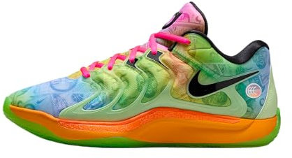 KD17 Basketball Shoes (HF1811-700, Barely Volt/Hyper Pink/Total Orange/Baltic Blue) Size 9