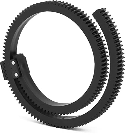 BSTCAR Verstellbarer Follow Focus Lens Gear Ring Gürtel 92mm Objektiv Follow Focus Ring, Zoom Gear Ring für SLR DSLR Kamera