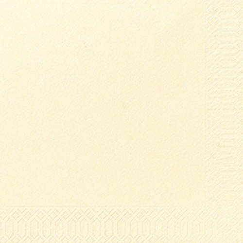 Duni Dinner-Servietten 3lagig Tissue Uni champagne, 40 x 40 cm, 250 Stück