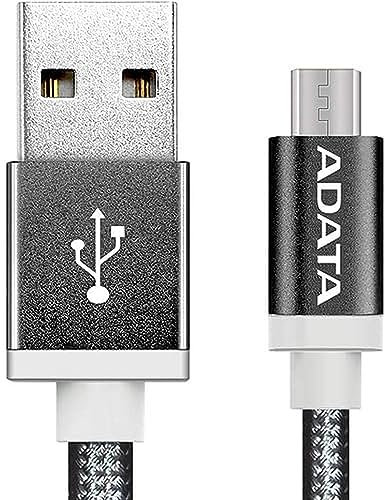 ADATA 1m, USB2.0-A/USB2.0 Micro-B câble USB USB A Micro-USB B Noir