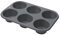 Dexam Non-Stick 6 Cup Muffin pan, Carbon, Grey
