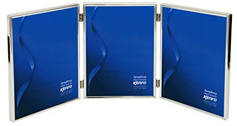 Kenro Silver Plated Triple Photo Frame 7x5 Inch / 13x18cm Symphony Classic Series - SY1318/3