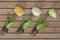 Bella-Vita Dapo 3 x Kunstblume Tulpe mit Blumenzwiebel im Set Dekoration Kunstpflanze Dekoblume Osterndekoration Fensterdeko
