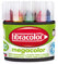FIBRACOLOR Megacolor Marker 20 Stück, je 2 Stück je 10 Farben, Maxi-konische Spitze, Mega-Tintenfüller, super waschbar