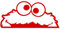 Decus KRüMELMONSTER L 1389 (rot) // Sticker OEM JDM Style Aufkleber