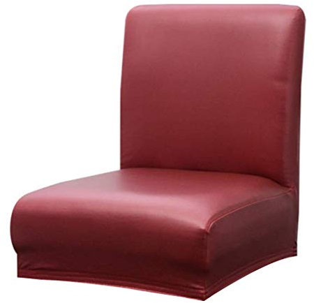 Tubayia Stretch Stuhl Schutzhülle Wasserdicht Stuhlbezug Stuhlhusse Esszimmerstuhl Barhocker Schonbezug (Wein Rot)