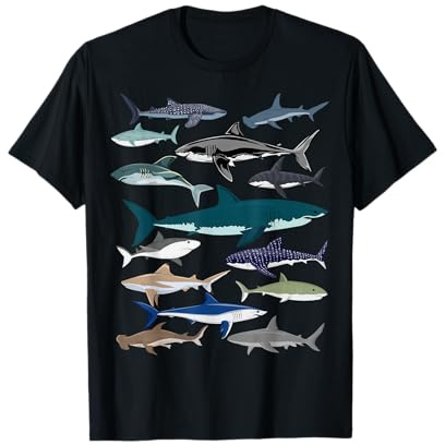 Design de requin amusant pour les amateurs de requins qui aiment pêcher les requins T-Shirt