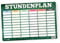 itenga Stundenplan DIN A4 magnetisch 30x20cm abwischbar z.B für den Kühlschrank Motiv Formeln