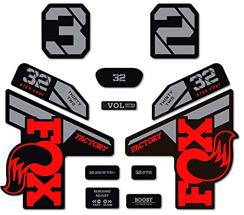 Adesivi compatibili con forcella bici Fox 32 step cast 2022