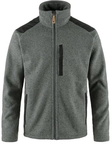 Fjällräven Herren Buck Fleecejacke, Grey/Melange, S